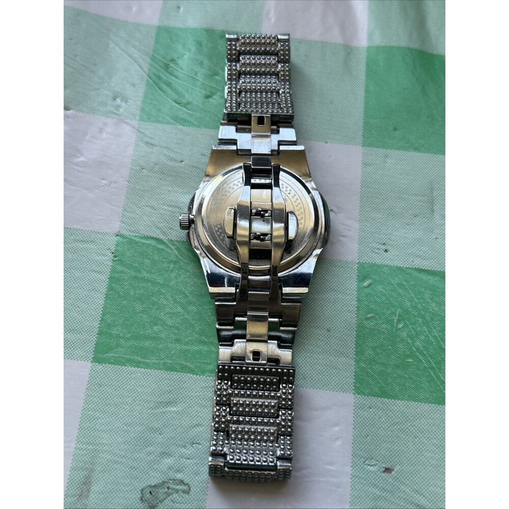 Pin Time All Rhinestone Quartz Watch - Picture 4 of 6